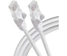Maplin ethernet kabelis 1 m baltas cat6 gigabit utp lan tinklo kabelis rj45 didelio greičio 10 gbps suderinamas su nešiojamuoju kompiuteriu, pc, ps4, ps5, XBOX, switch, modemu, maršrutizatoriumi, išmaniuoju televizoriumi, spausdintuvu, sky box, wifi plėti