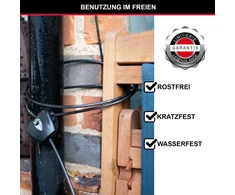 Master Lock 8417dpro Python trosas 1.80 m x 5 mm, 2 raktai