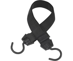Master Lock elastinė virvė su kabliukais 120 cm juoda