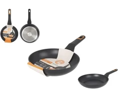 Masterchef keptuvė iš kaltinio aliuminio - keraminė danga | nelimpanti danga, patvari, tvirta - 2,5 mm storio | tinka dujinėms, elektrinėms, stiklo keramikos ir indukcinėms viryklėms (20 cm)