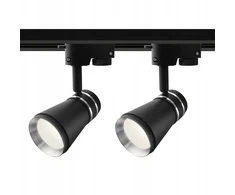 Masterled rinkinys: 2x led prožektoriai + 1m ilgio bėgių sistema