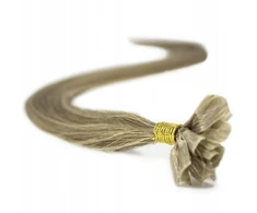 Matrix Plaukai keratinui, natūralios sruogos, keratininiai plaukų priauginimai 25 cm, vidutinio blondo spalvos 12