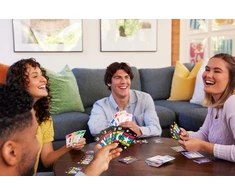 Mattel Games Phase 10 Flip kortų žaidimas, kortų žaidimas visai šeimai su kortomis, atspausdintomis iš abiejų pusių, su specialiomis spalvų fazėmis 2–6 žaidėjams, Hyn12