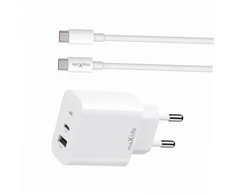 Maxlife Greitasis 30w tinklo įkroviklis su Usb-c laidu, skirtas Google Pixel 9 Pro