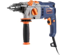 Maxpro smūginis gręžtuvas 1050 w 2800 rpm, reguliuojamo greičio mygtukas, smūginio gręžimo funkcija 2-in-1, 13 mm gręžimo griebtuvas, 360° besisukanti rankena