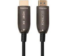 Maxtrack Active Hdmi® šviesolaidinis kabelis C507-50ml - Hdmi 2.1, 8k @ 60hz, 4k @ 120hz, Earc, 3d, Hdr, Hdcp 2.2, Yuv 4:4:4, iki 100 m atstumas
