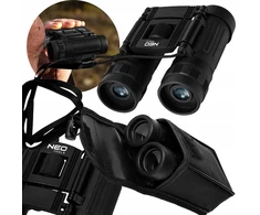 Žiūronai Mažasis 8x21 žiūronas Neo Tools – kompaktiškas ir lengvas