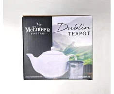 Mcentee's Dublin keramikinis arbatinukas 600 ml (2 puodeliai) su išimamu nerūdijančio plieno infuzoriumi