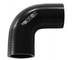 Mdc silikoninė alkūnė 60mm 90st juoda intercooler turbo įsiurbimo pynė