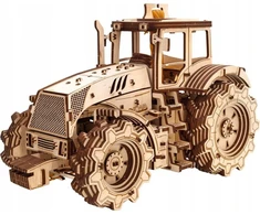 Medinės 3d dėlionės Traktorius Mechaninis surinkimo rinkinys Diy