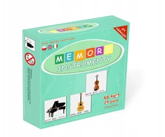 Memory instrumentai, memo žaidimas. Anglų italų