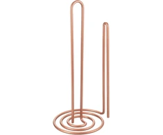 Metaltex 'my Roll' vertikalus virtuvinis popierinių rankšluosčių laikiklis, Polytherm Copper, 15 x 15 x 32 cm