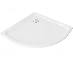 Mexen Flat pusapvalis Slim dušo padėklas 100x100 baltas