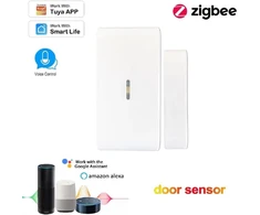 Mhcozy zigbee durų ir langų jutiklis, aptinka atidarymą/uždarymą ir siunčia momentinius pranešimus į telefoną, belaidis detektorius signalizacijos sistemai ir išmaniems namams