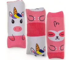 Mijoma vandens žaislas "flip" - spalvingas vandens žaislas su pliušiniu dėklu kawaii stiliumi: apvalus vandens vamzdis kaip slidus linksmybių kūrėjas vaikams (vienaragis/tinginys)