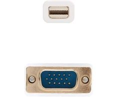 Mini Displayport į Vga adapterio laidas, 3m, baltas
