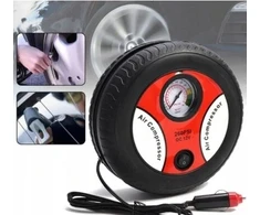 Mini kompresorius automobilio ratams 12v su manometru