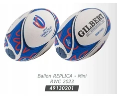 Mini regbio kamuolys Gilbert Replika Rwc 2023, dydis 1