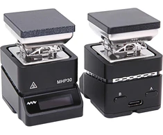 Miniware Original Mhp30 Mini elektrinė reguliuojamos temperatūros Oled ekranu kaitinimo plokštė litavimo stotelė su pašildymo funkcija, suvirinimo įrankis (mhp30 su 65 W galia)
