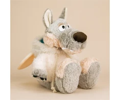 Minkštas vilko pliušinis žaislas, 35 cm