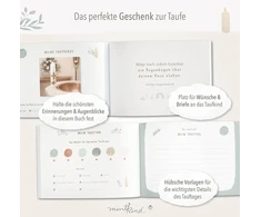 Mintkind atminimo albumas krikštynų knyga mano krikštas arka šalavijas – krikštynų dovana berniukams ir mergaitėms – dovana nuo krikšto mamos ar krikšto tėvo – su meile sukurta knyga ypatingoms akimirkoms