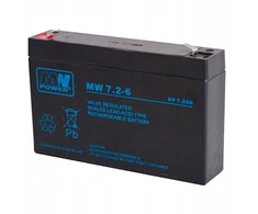 Mn Power Akumuliatorius Mw Power Mw7.2-6 Agm 6v 7.2ah Ups Signalizacija