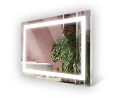 Modernus led veidrodis voniai 120x100 cm
