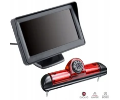 Monitorius 4,3 colio atbulinės eigos kamera Ducato Jumper Boxer