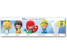 Monogram rinkinys, 5 Disney mergaičių raktų pakabukai Sdcc 2016