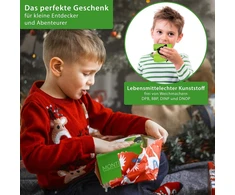 Monte Stivo® Junior žiūronai vaikams, 8x21 su didinamuoju stiklu ir kompasu, palyginimo nugalėtojas, dovanų rinkinys, žaislas berniukams ir mergaitėms nuo 4 metų