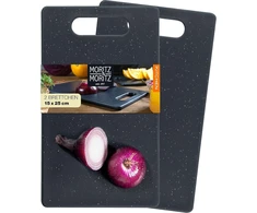 Moritz &amp; Moritz 2 x plastikinių pjaustymo lentelių rinkinys granito išvaizdos – 25 x 15 cm – pjaustymo lentelės be Bpa – pusryčių lentelė – higieniškas ir tinkamas plauti indaplovėje pjaustymo lentelių rinkinys