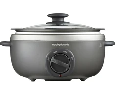 Garų puodas Morphy Richards 460022 lėtaeigis puodas, aliuminis, 160 W, 3.5 litrai, titano