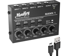 Stiprintuvas Moukey stereo mini garso mikšeris