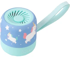 Kompiuterio kolonėlės Mr. Wonderful mini bluetooth kolonėlė su vienaragio dizainu, veikimo trukmė 3-4 valandos, mėlyna