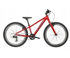Mtb dviratis Kross Level Jr 1.0, 12 colių rėmas, 24 colių ratas, raudonas, 2024 m.