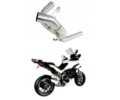 Mts multistrada 1200 2010 - 2014 racing down pipe mid pipe dominator