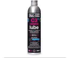 Muc-off C3 Ceramic Wet Chain Lube šlapiam grandinės tepimui dviračiui, 300 ml - premium klasės grandinės tepalas, grandinės purškalas dviračiui, su Uv dažikliu - skirtas šlapioms ir atšiaurioms oro sąlygoms