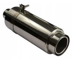 Mugen wm sport nerūdijančio plieno duslintuvas, spaustuvas nemokamai fi100mm