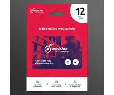 Music2me. com: Išmokite groti gitara – internetinės gitaros pamokos pradedantiesiems ir pažengusiems (12 mėnesių)