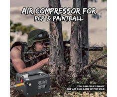 Mxmoonant 300 barų nešiojamas pcp kompresorius, be alyvos ir vandens, gali būti naudojamas su 220v maitinimo šaltiniu ir 12v automobilio akumuliatoriumi, skirtas airsoft, dažasvydžio bakams, su eu kištuku