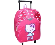 Dėlionė Mybagstory - Hello Kitty rožinė kuprinė su ratukais - vaikams - mokyklinė - darželis - mergaitėms - 33 cm - reguliuojami dirželiai - ratukai - dovanos idėja Hello Kitty Rožinė Enfant, Hello Kitty Rožinė, Classic