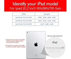 Nanruil dėklas, skirtas ipad 9th/8th/7th gen 10.2 colių 2021/2020/2019, odos planšetinio kompiuterio apsauginis dėklas, automatinis pažadinimas/užmigdymas, juodas