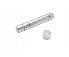 Neodimio magnetas cilindro formos Mw 10x8 N38
