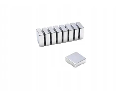 Pagrindinė plokštė Neodimio magnetas, plokštelė Mpł 15x15x5 N38, 10 vnt. komplektas