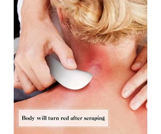 Nerūdijančio plieno Gua Sha įrankis masažui ir terapijai