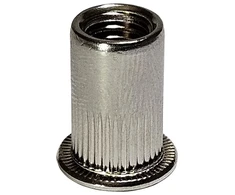 Nerūdijančio plieno kniedė veržlė A2 su didele galvute, griebtuvas 1-3,5 mm, M8, 100 vnt.