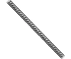 Nerūdijančio plieno lynas A4 1x19, 1mm, 10m