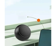 Kompiuterio kolonėlės Nešiojama Bluetooth kolonėlė, juoda, su raišteliu