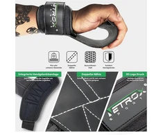 Netrox Sports® - minkštos profesionalios kilnojimo juostos kultūrizmui, sunkumų kilnojimui, jėgos treniruotėms ir fitnesui - specialiai sukurtos vidutiniams svoriams - ypač tvirtos kilnojimo juostos moterims