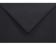 Netuno juodi vokai, 100 vnt., Din B6 125 x 175 mm, 80 g, vaivorykštės juodi vokai, spalvoti vokai, kvietimų vokai, popieriniai vokai, vestuvių vokai, gimtadienio vokai